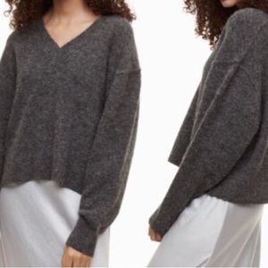 Aritzia Wilfred Free Krause Sweater in Charcoal Size 1